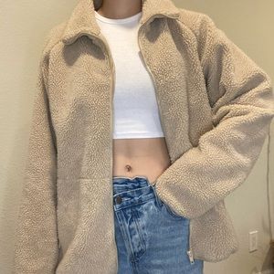 Brandy Melville Teddy Coat